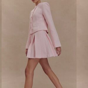 Meshki Blush Pink Skirt Set